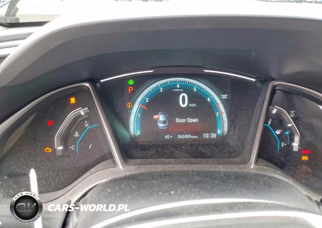 2018 Honda Civic Ex VIN:JHMFC1F39JX021672 - 9