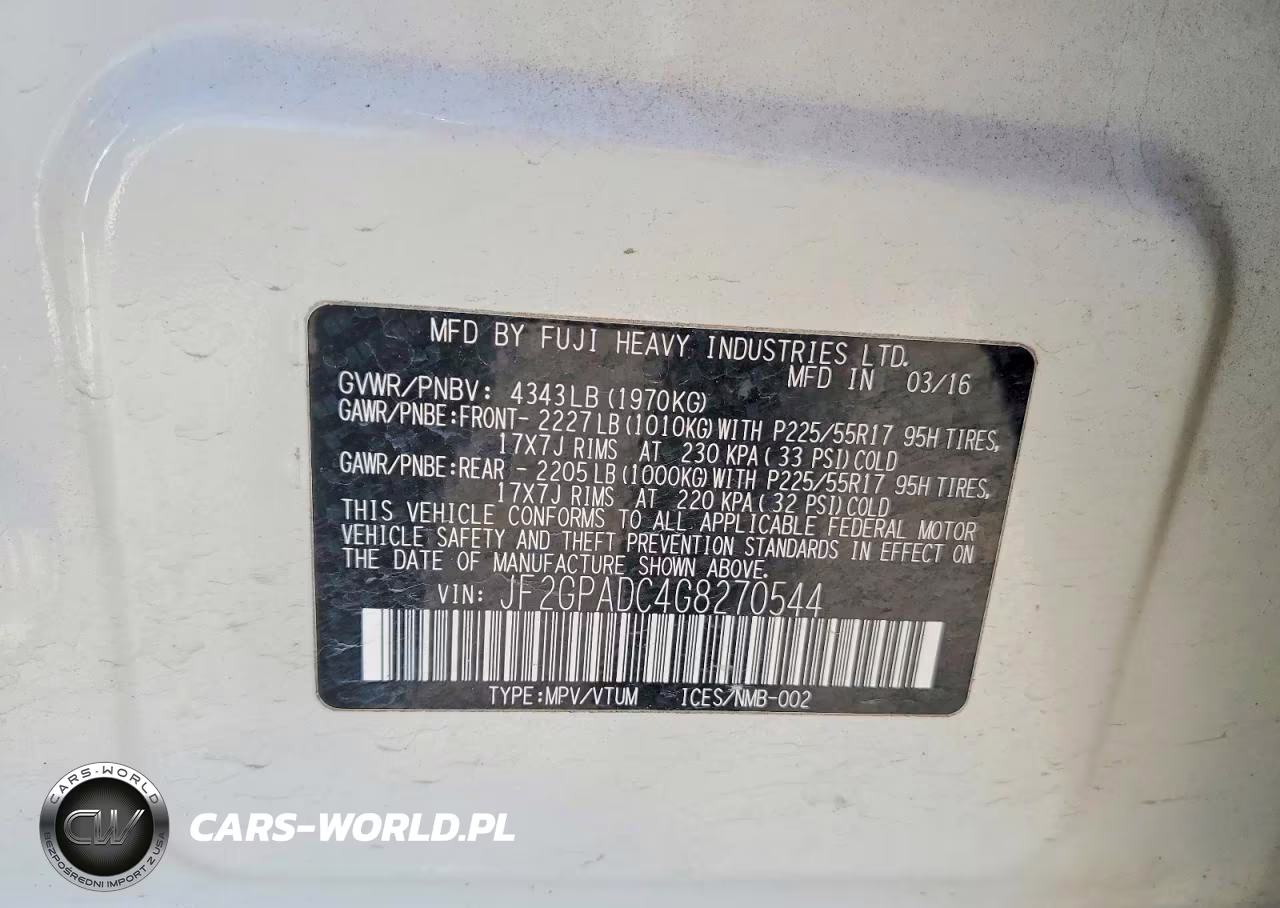 2016 Subaru Crosstrek Premium VIN:JF2GPADC4G8270544 - 13