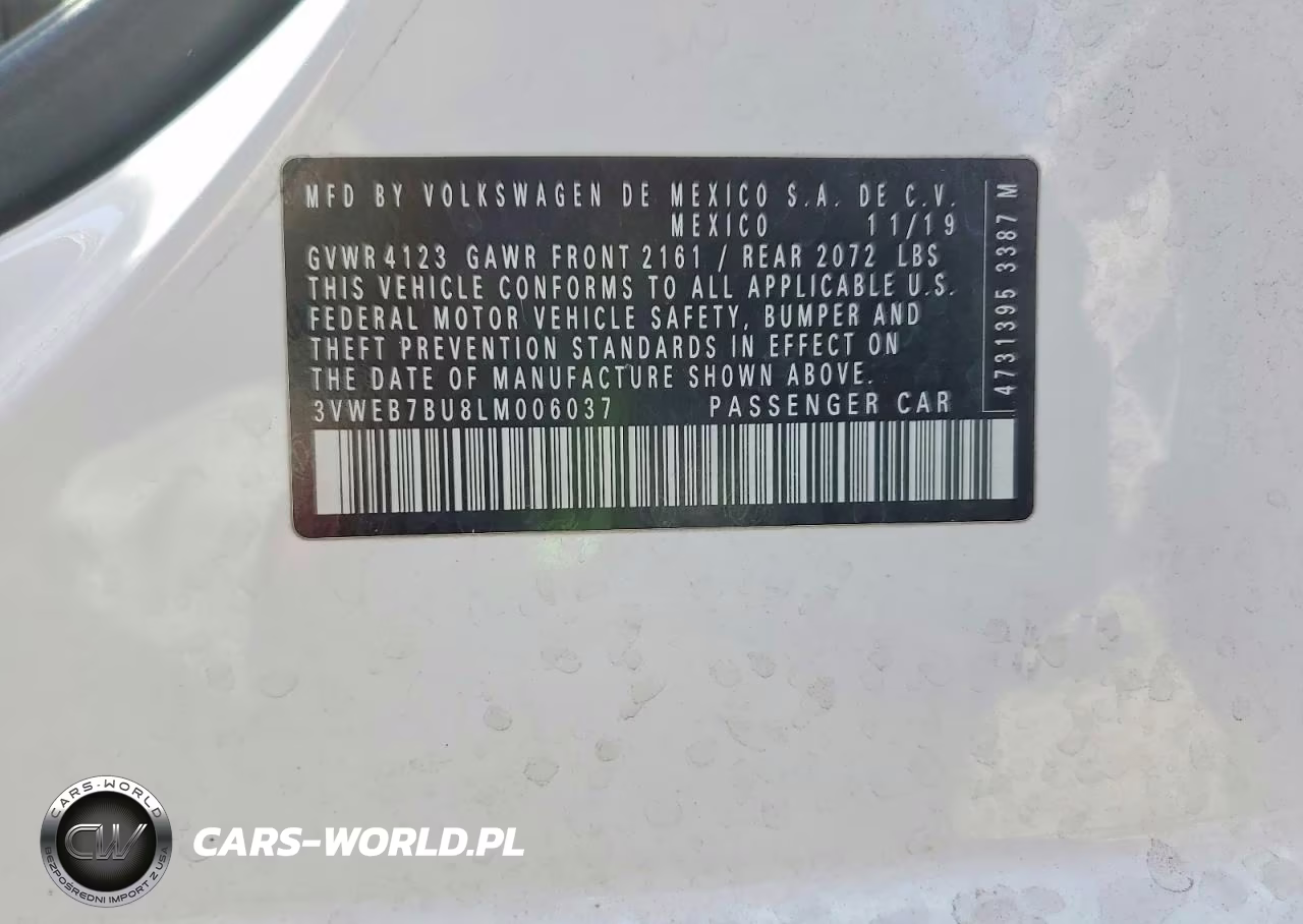 2020 Volkswagen Jetta Sel VIN:3VWEB7BU8LM006037 - 13