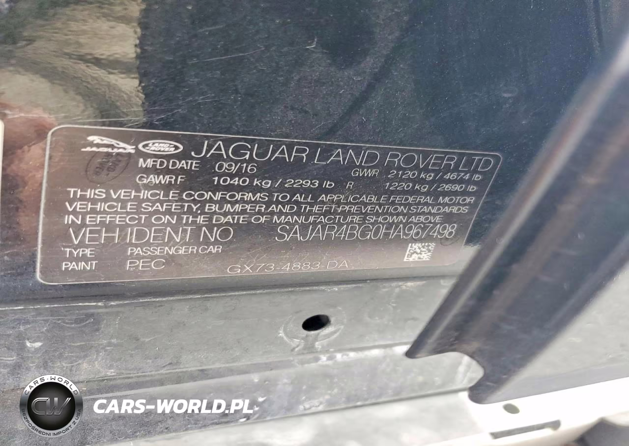 2017 Jaguar Xe VIN:SAJAR4BG0HA967498 - 12