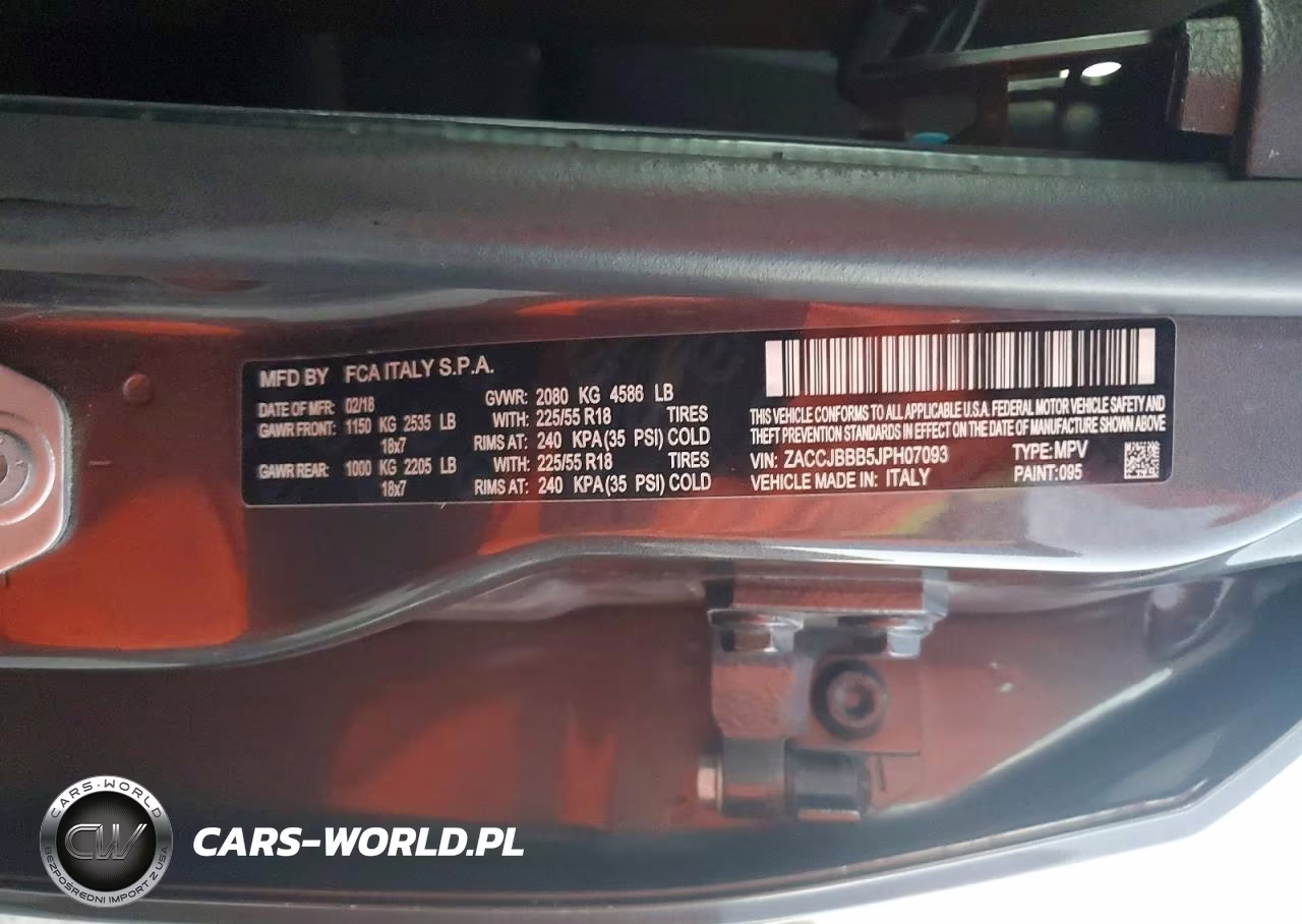 2018 Jeep Renegade Latitude VIN:ZACCJBBB5JPH07093 - 12