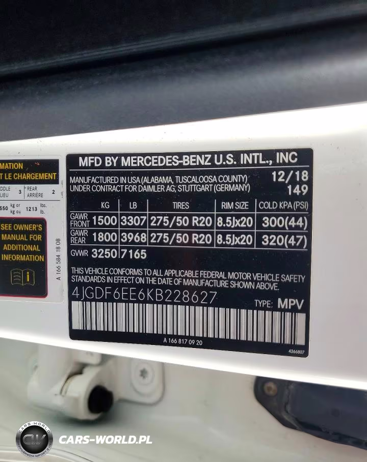 2019 Mercedes-Benz Gls 450 4Matic VIN:4JGDF6EE6KB228627 - 13