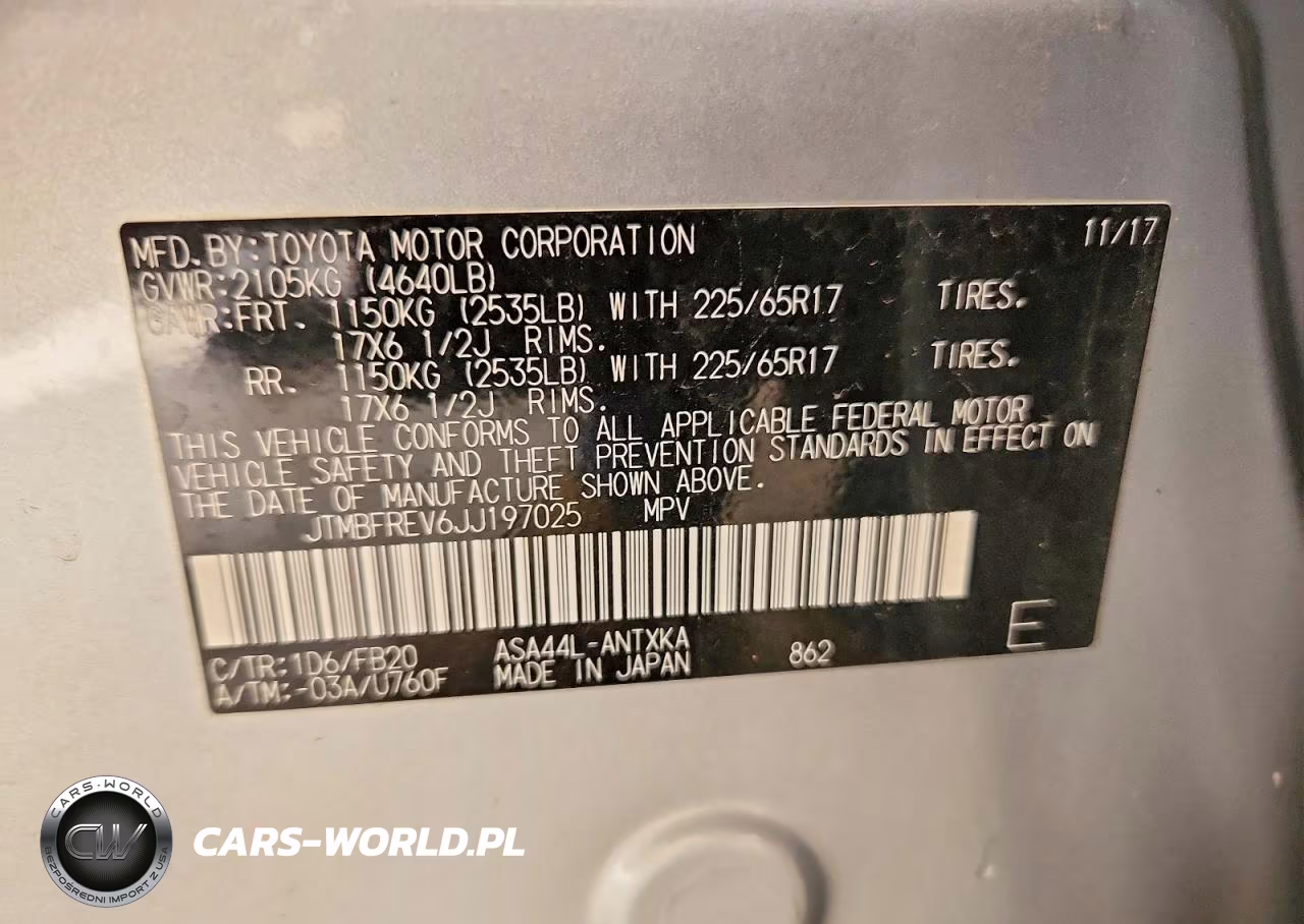2018 Toyota Rav4 Le VIN:JTMBFREV6JJ197025 - 14