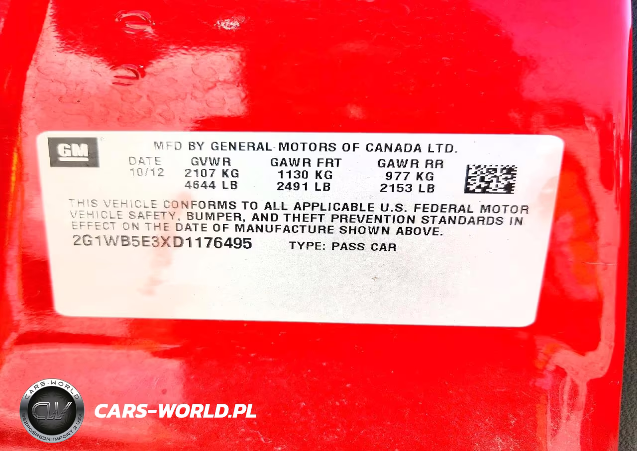 2013 Chevrolet Impala Lt VIN:2G1WB5E3XD1176495 - 12