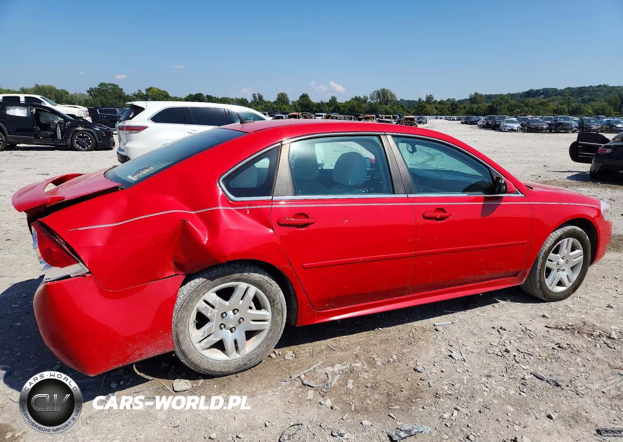 2013 Chevrolet Impala Lt VIN:2G1WB5E3XD1176495 - 3