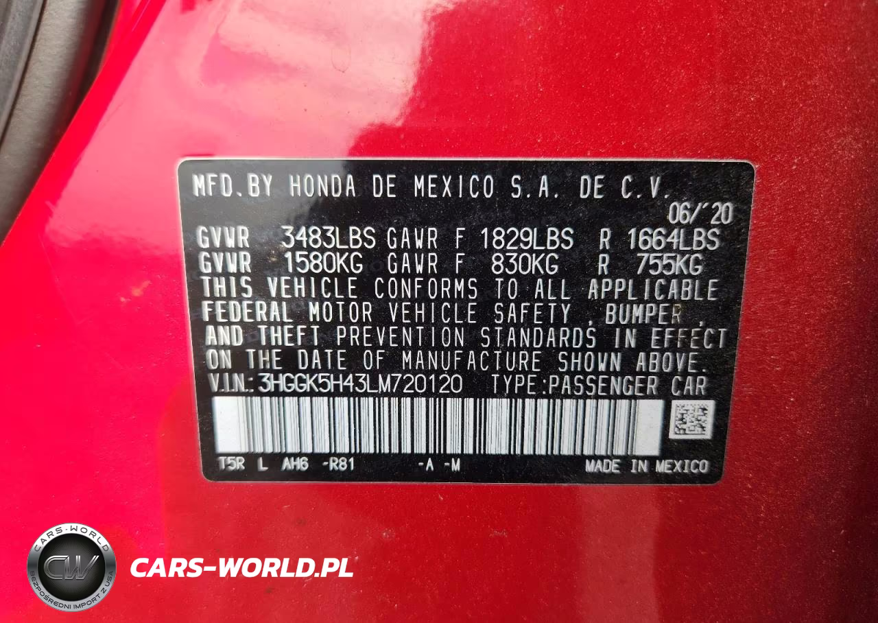 2020 Honda Fit Lx VIN:3HGGK5H43LM720120 - 12
