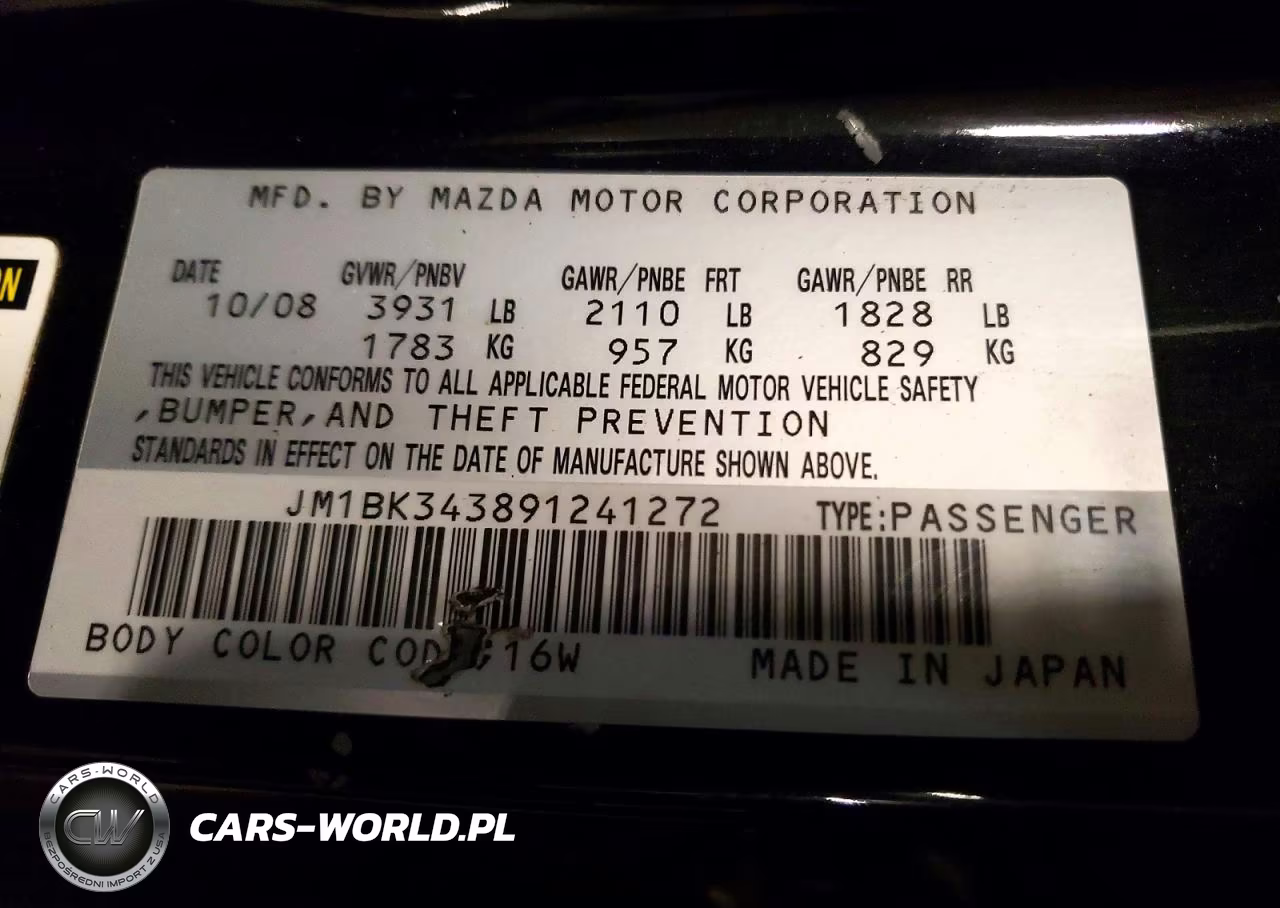 2009 Mazda 3 S VIN:JM1BK343891241272 - 13