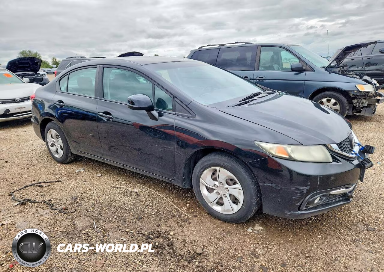 2013 Honda Civic Lx VIN:19XFB2F52DE038622 - 4