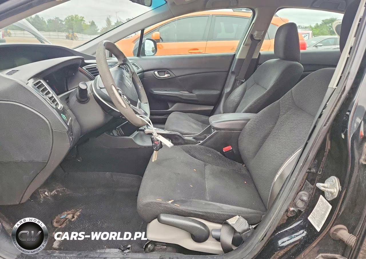 2013 Honda Civic Lx VIN:19XFB2F52DE038622 - 7