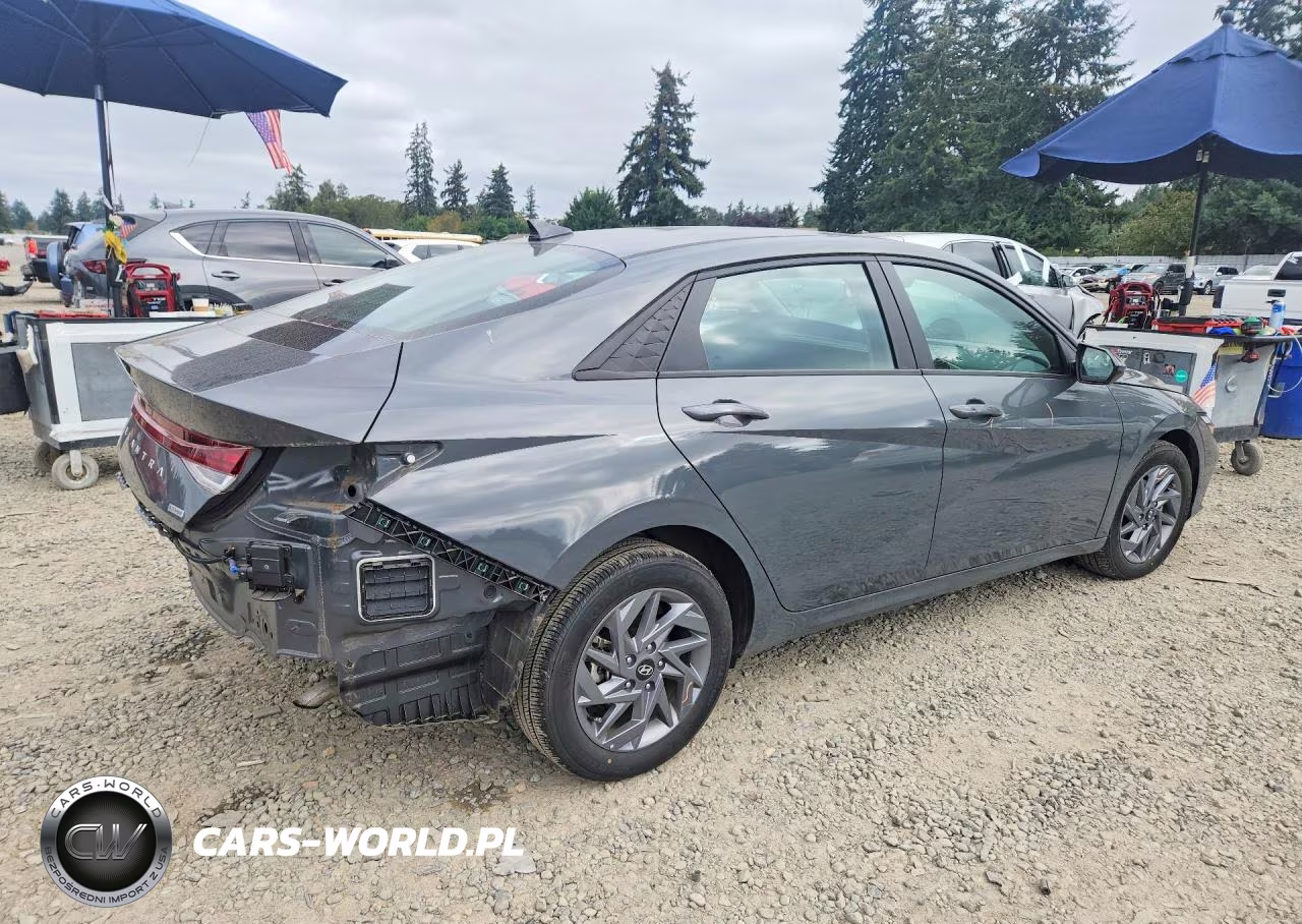 2024 Hyundai Elantra Blue VIN:KMHLM4DJ6RU110029 - 3