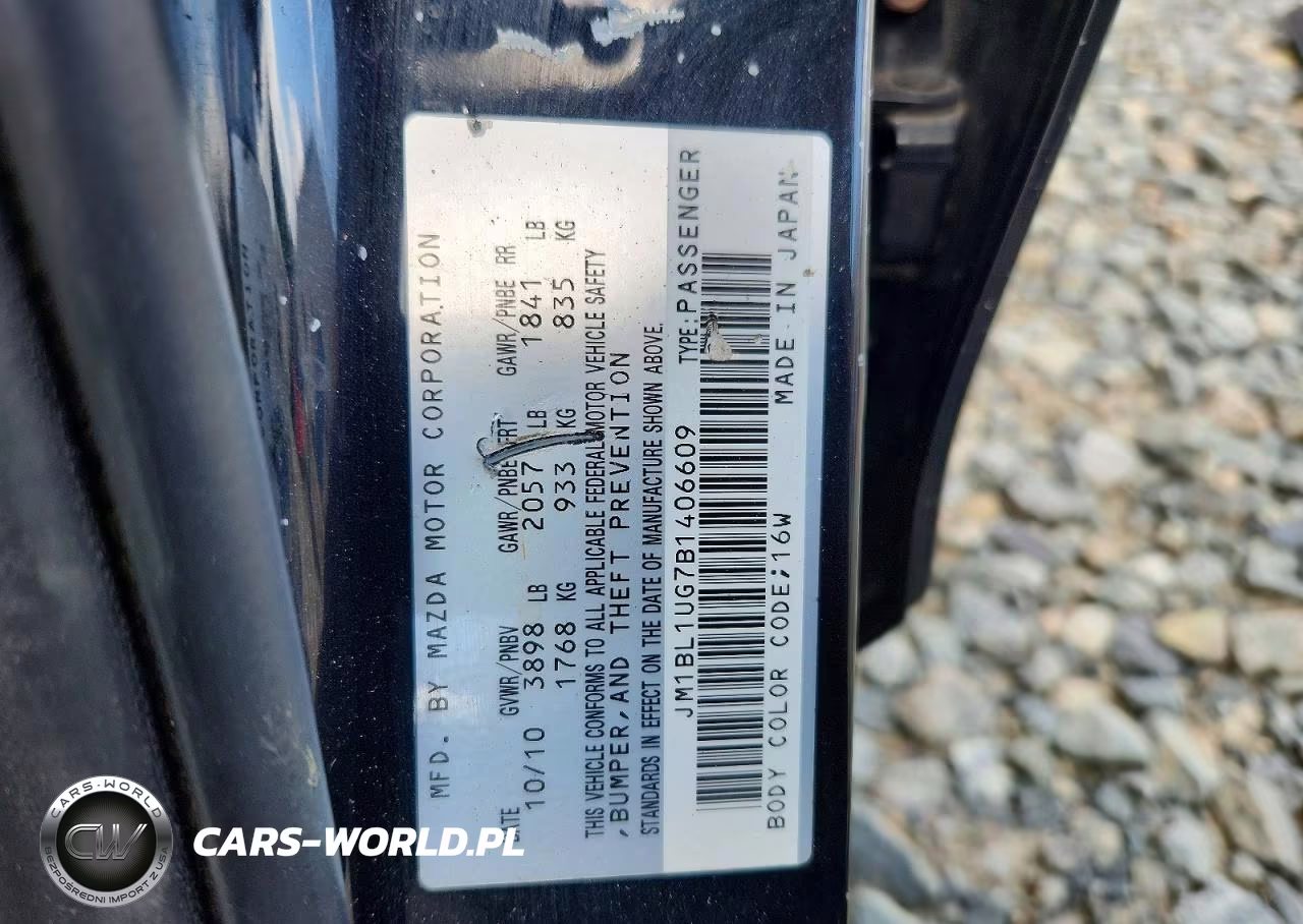 2011 Mazda 3 I VIN:JM1BL1UG7B1406609 - 12