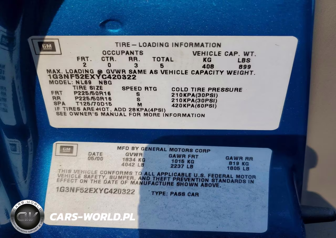 2000 Oldsmobile Alero Gls VIN:1G3NF52EXYC420322 - 12