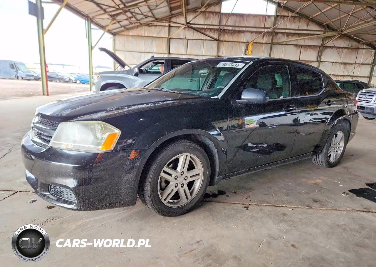 2012 Dodge Avenger Sxt VIN:1C3CDZCB2CN161562 - 1