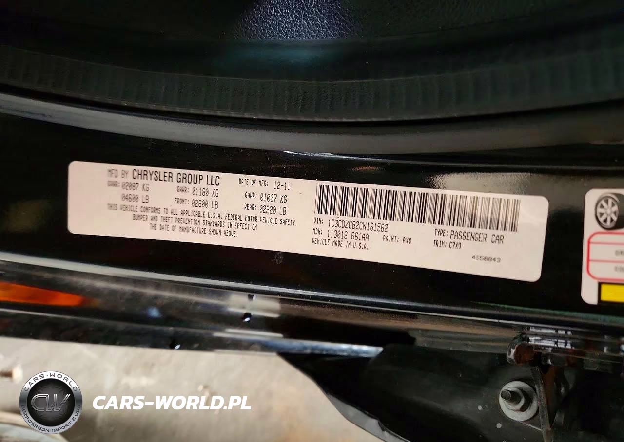 2012 Dodge Avenger Sxt VIN:1C3CDZCB2CN161562 - 12