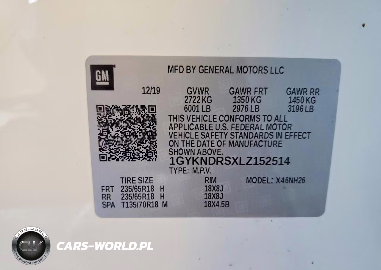 2020 Cadillac Xt5 Premium Luxury VIN:1GYKNDRSXLZ152514 - 14