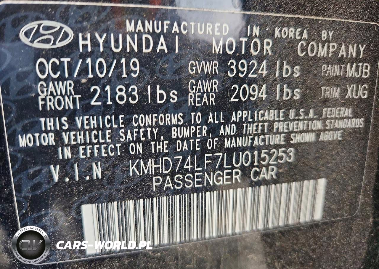 2020 Hyundai Elantra Se VIN:KMHD74LF7LU015253 - 13