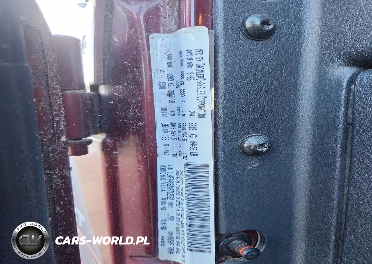 2004 Jeep Wrangler - Tj Sport VIN:1J4FA49S24P712522 - 12