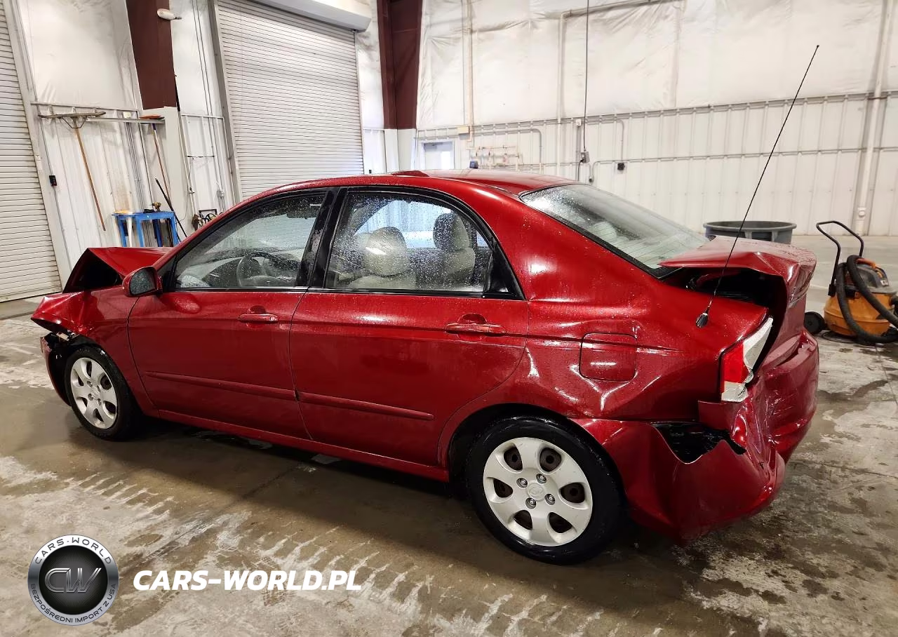 2009 Kia Spectra Lx VIN:KNAFE221895613400 - 2