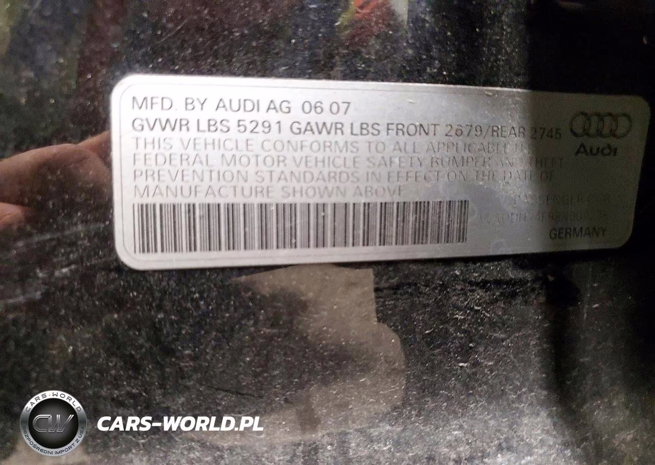 2008 Audi A6 3.2 Quattro VIN:WAUDH74F98N004738 - 13