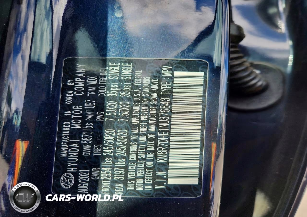 2022 Hyundai Palisade Calligraphy VIN:KM8R7DHE1NU376843 - 13