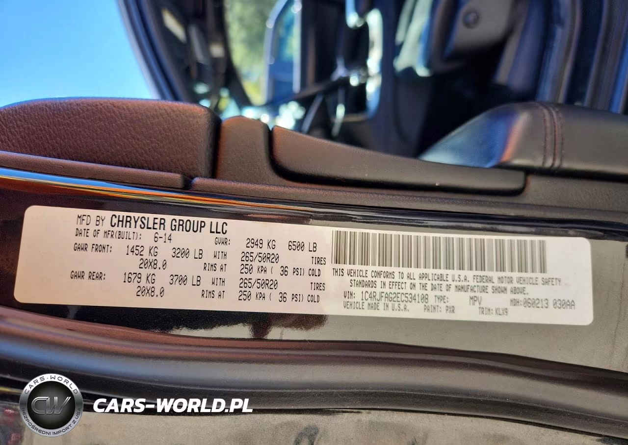 2014 Jeep Grand Cherokee Laredo VIN:1C4RJFAG2EC534108 - 13