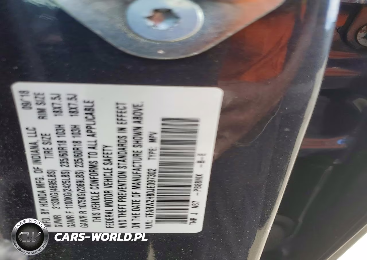 2018 Honda Cr-V Exl VIN:7FARW2H80JE097302 - 12