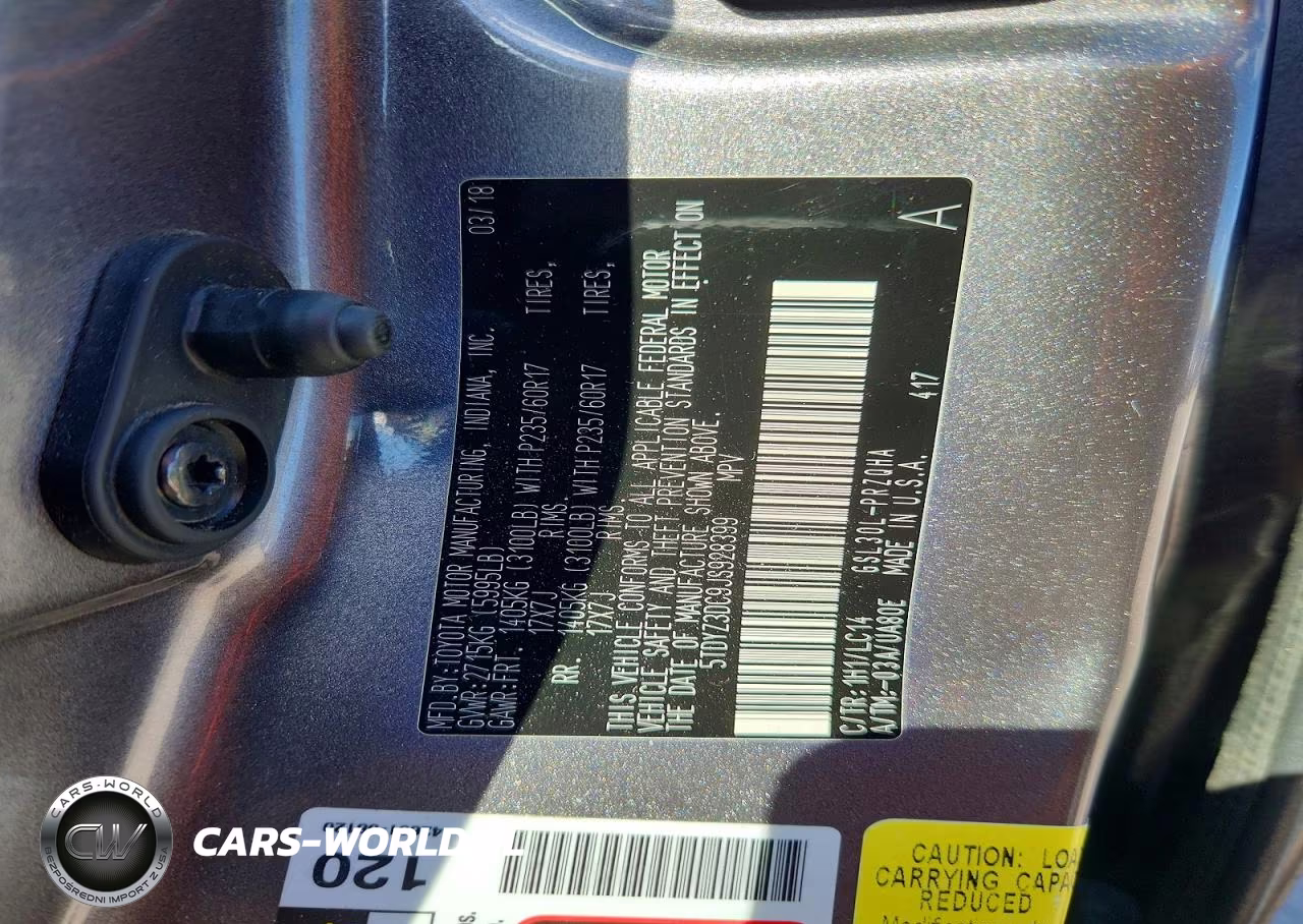 2018 Toyota Sienna Xle 8-Passenger VIN:5TDYZ3DC9JS928399 - 13