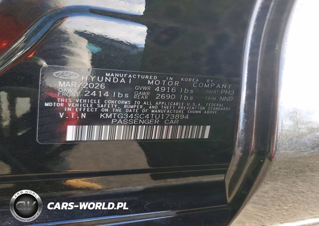 2026 Genesis G70 Prestige VIN:KMTG34SC4TU173894 - 12