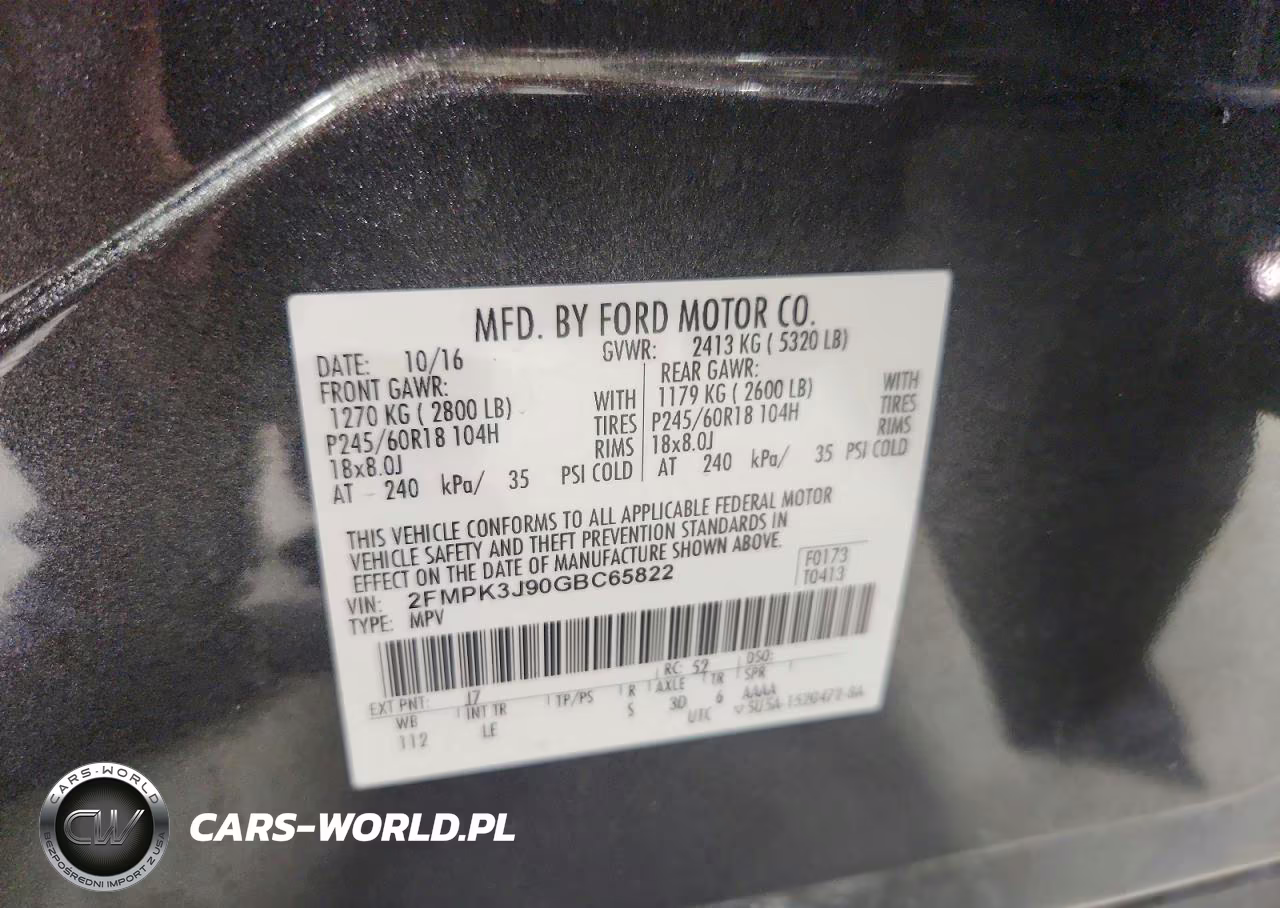 2016 Ford Edge Sel VIN:2FMPK3J90GBC65822 - 13