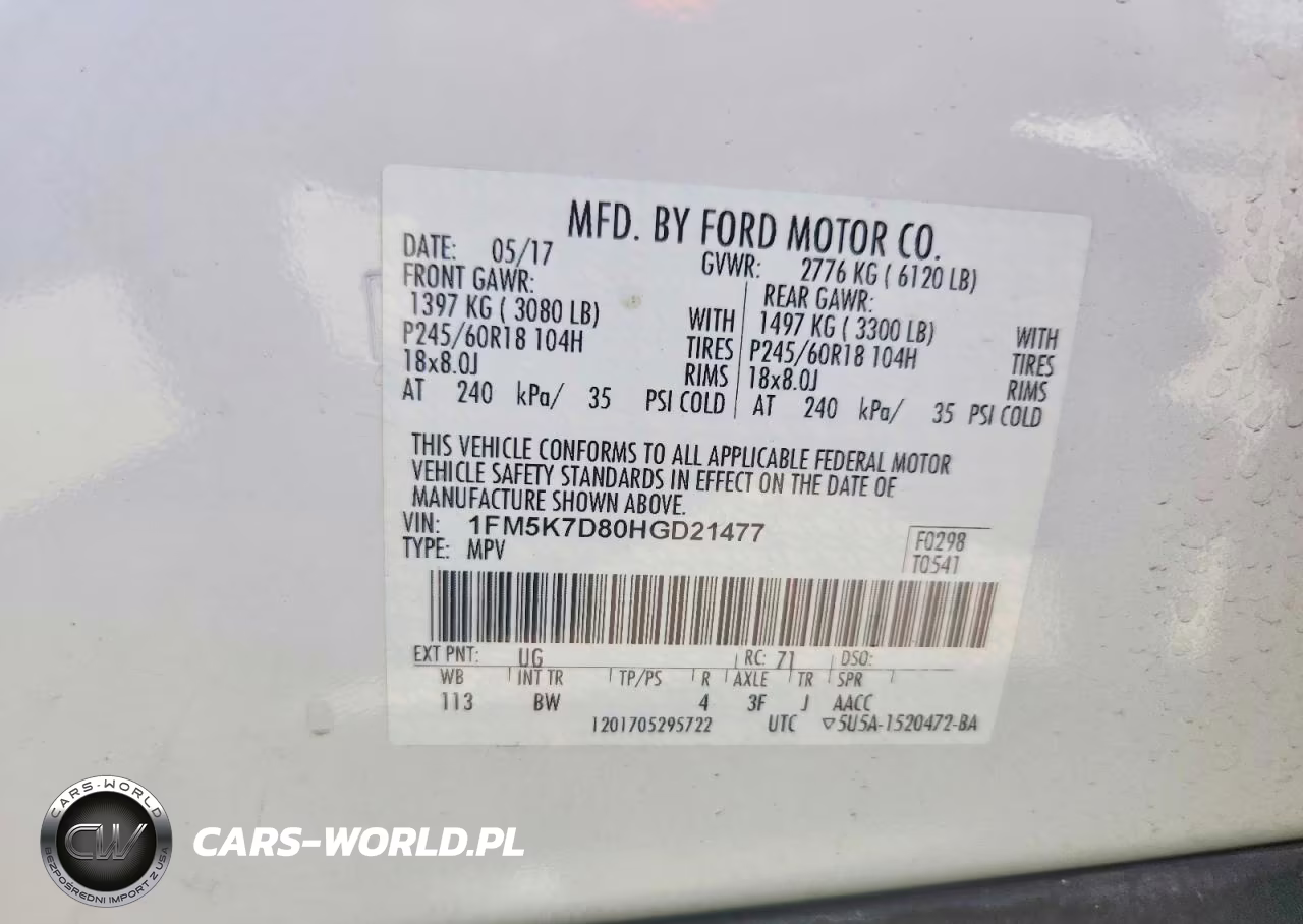 2017 Ford Explorer Xlt VIN:1FM5K7D80HGD21477 - 13