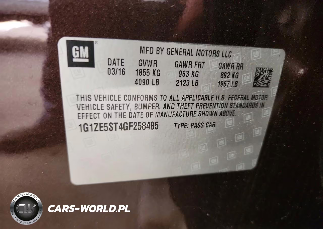 2016 Chevrolet Malibu Lt VIN:1G1ZE5ST4GF258485 - 13