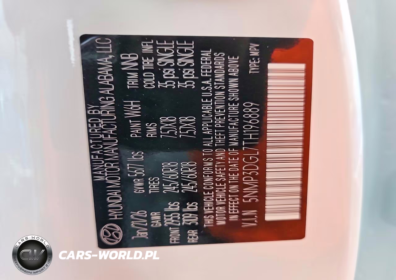 2026 Hyundai Santa Fe Xrt VIN:5NMP3DGL7TH196889 - 14