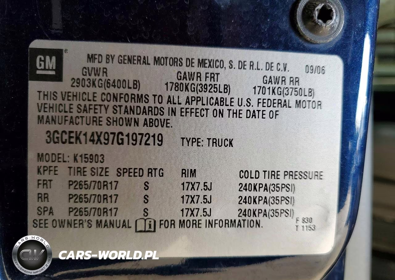 2007 Chevrolet Silverado K1500 Classic VIN:3GCEK14X97G197219 - 12
