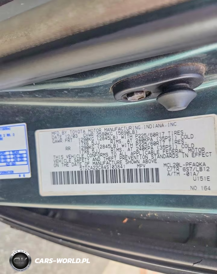 2004 Toyota Sienna Xle Limited 7 Passenger VIN:5TDZA22C84S103841 - 13