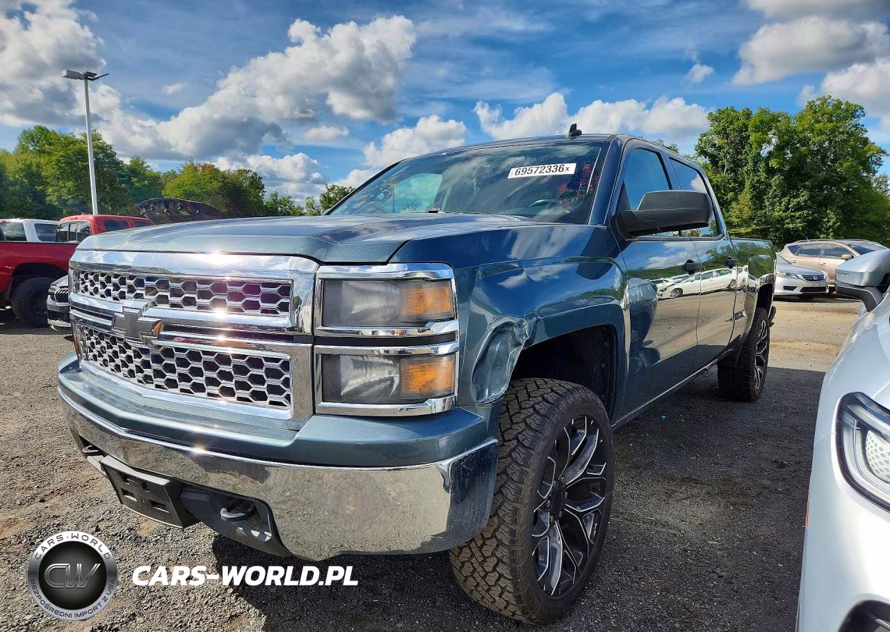 2014 Chevrolet Silverado K1500 Lt VIN:3GCUKREC7EG205160 - 1