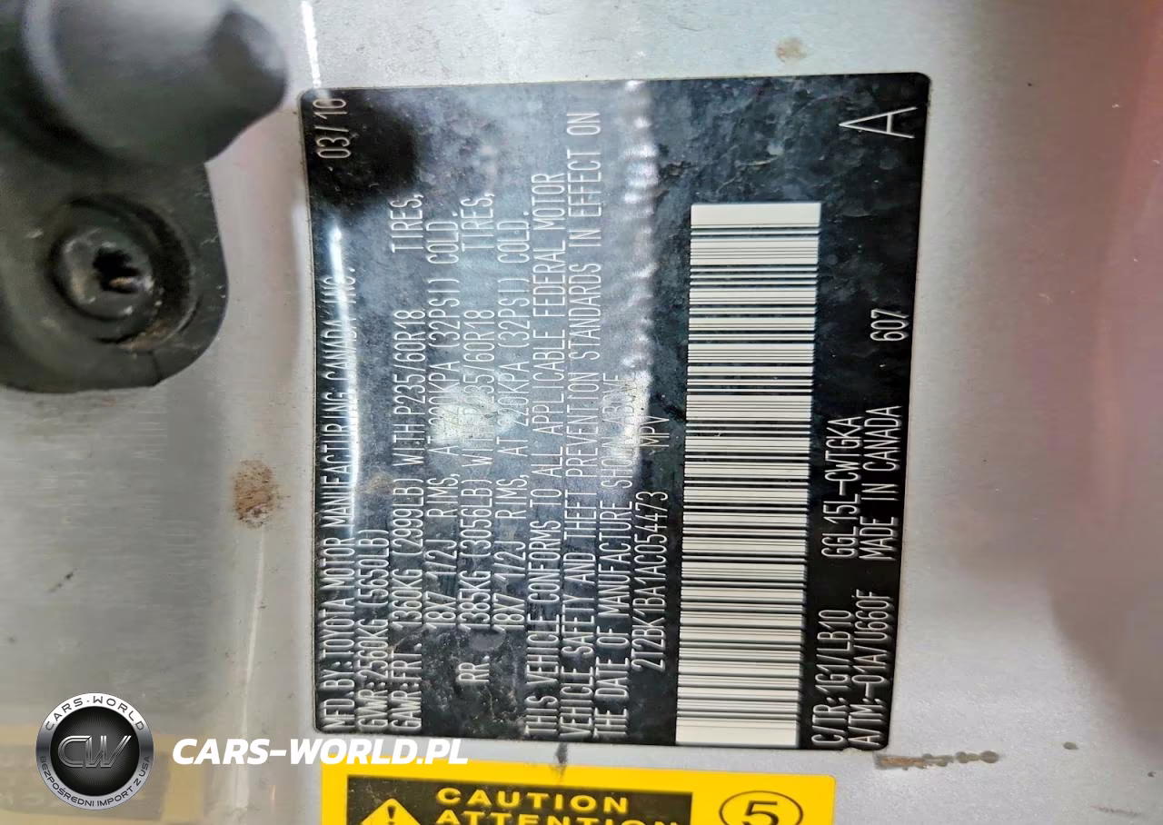 2010 Lexus Rx 350 VIN:2T2BK1BA1AC054473 - 13