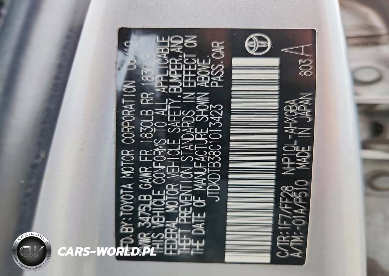 2012 Toyota Prius C Three VIN:JTDKDTB38C1013423 - 12