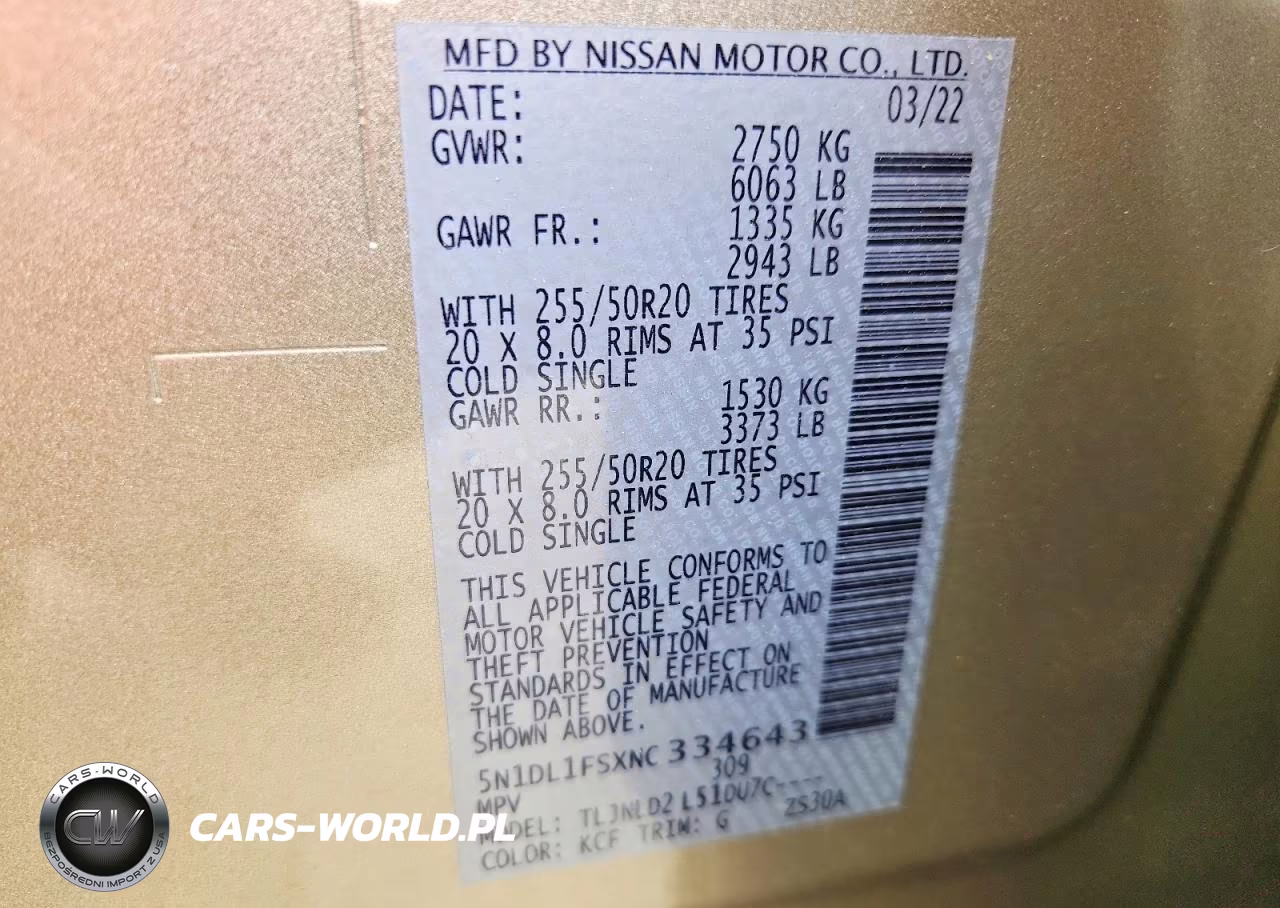 2022 Infiniti Qx60 Luxe VIN:5N1DL1FSXNC334643 - 14