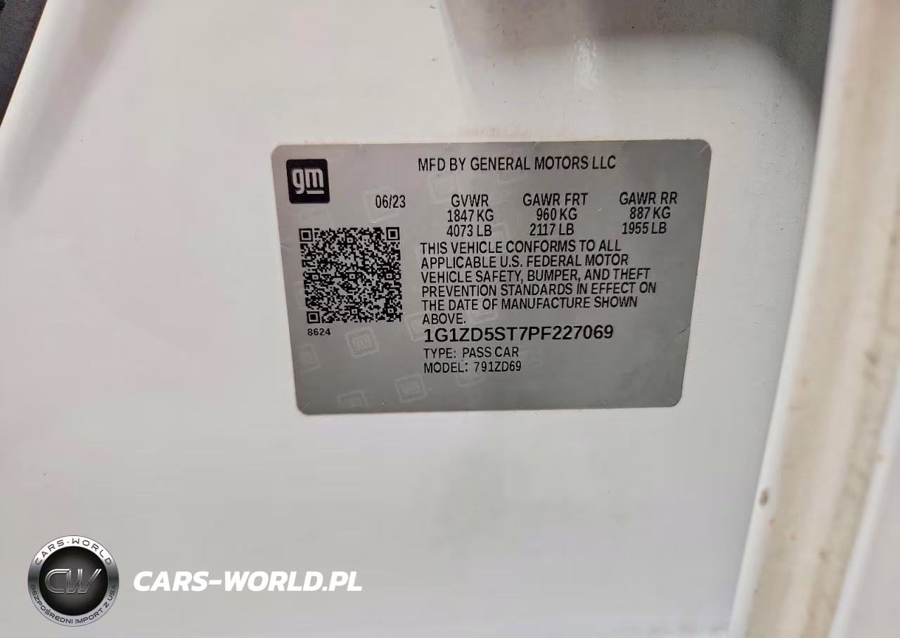 2023 Chevrolet Malibu Lt VIN:1G1ZD5ST7PF227069 - 13