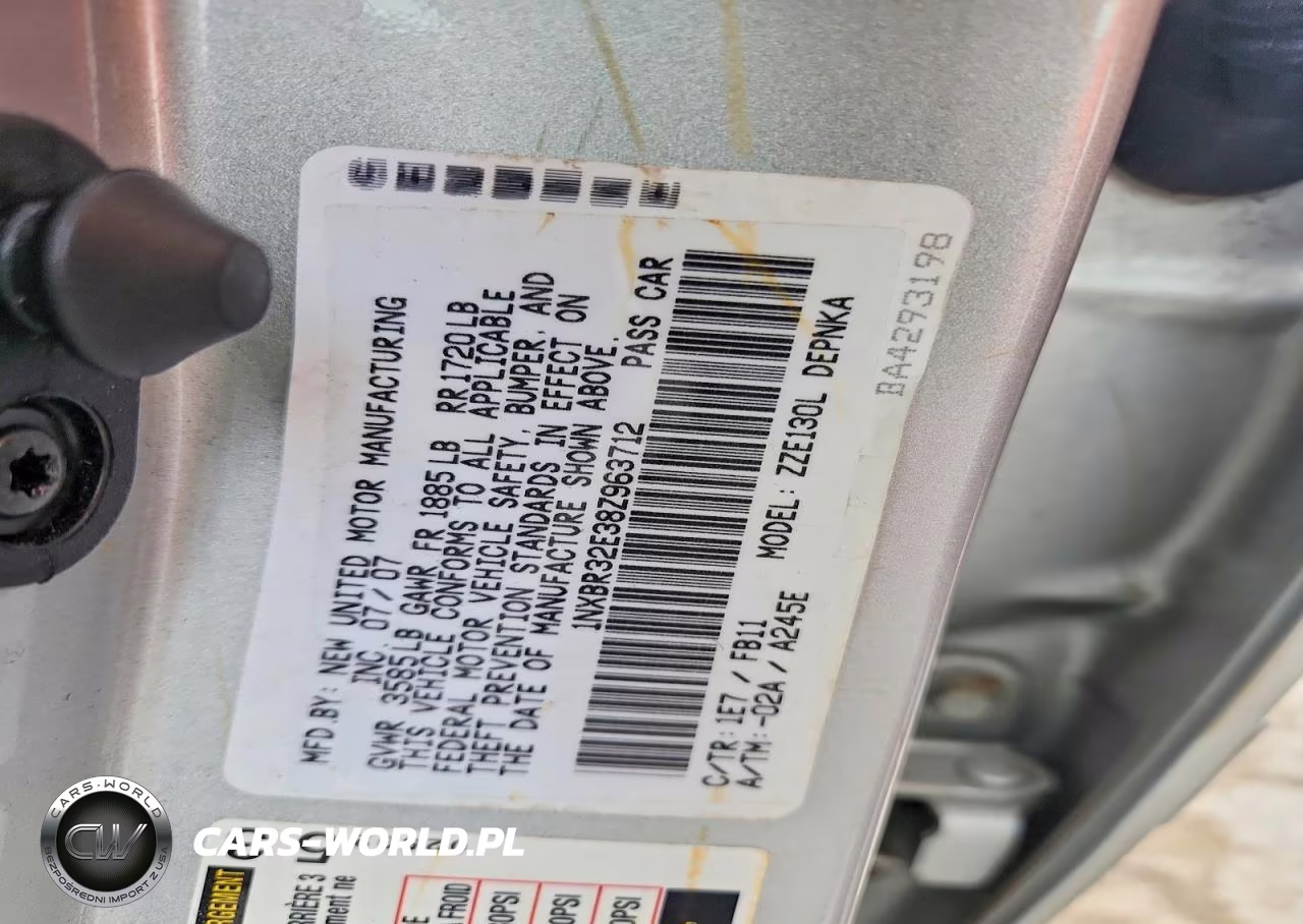 2008 Toyota Corolla Le VIN:1NXBR32E38Z963712 - 12