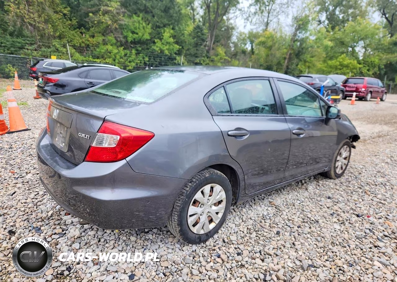 2012 Honda Civic Lx VIN:19XFB2F53CE048767 - 3
