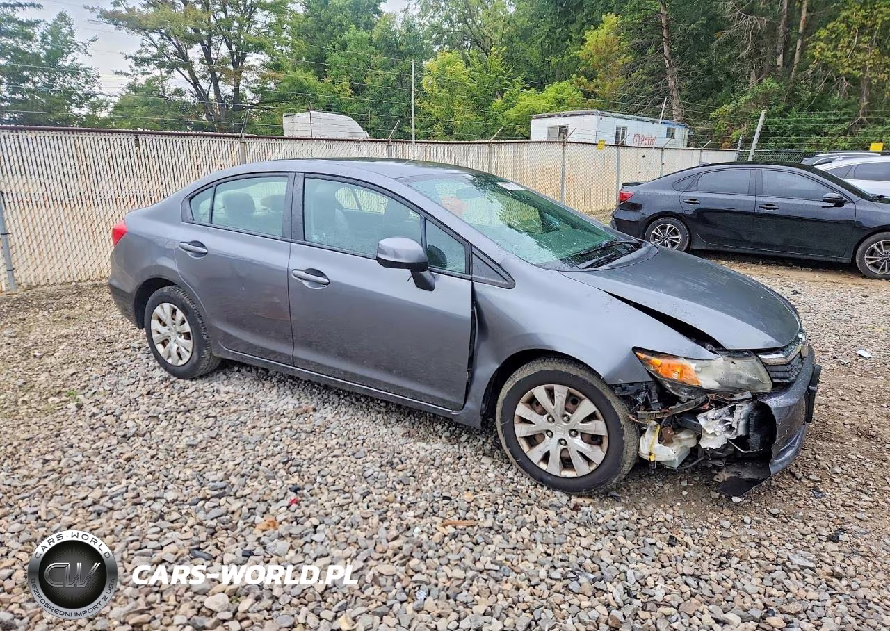 2012 Honda Civic Lx VIN:19XFB2F53CE048767 - 4