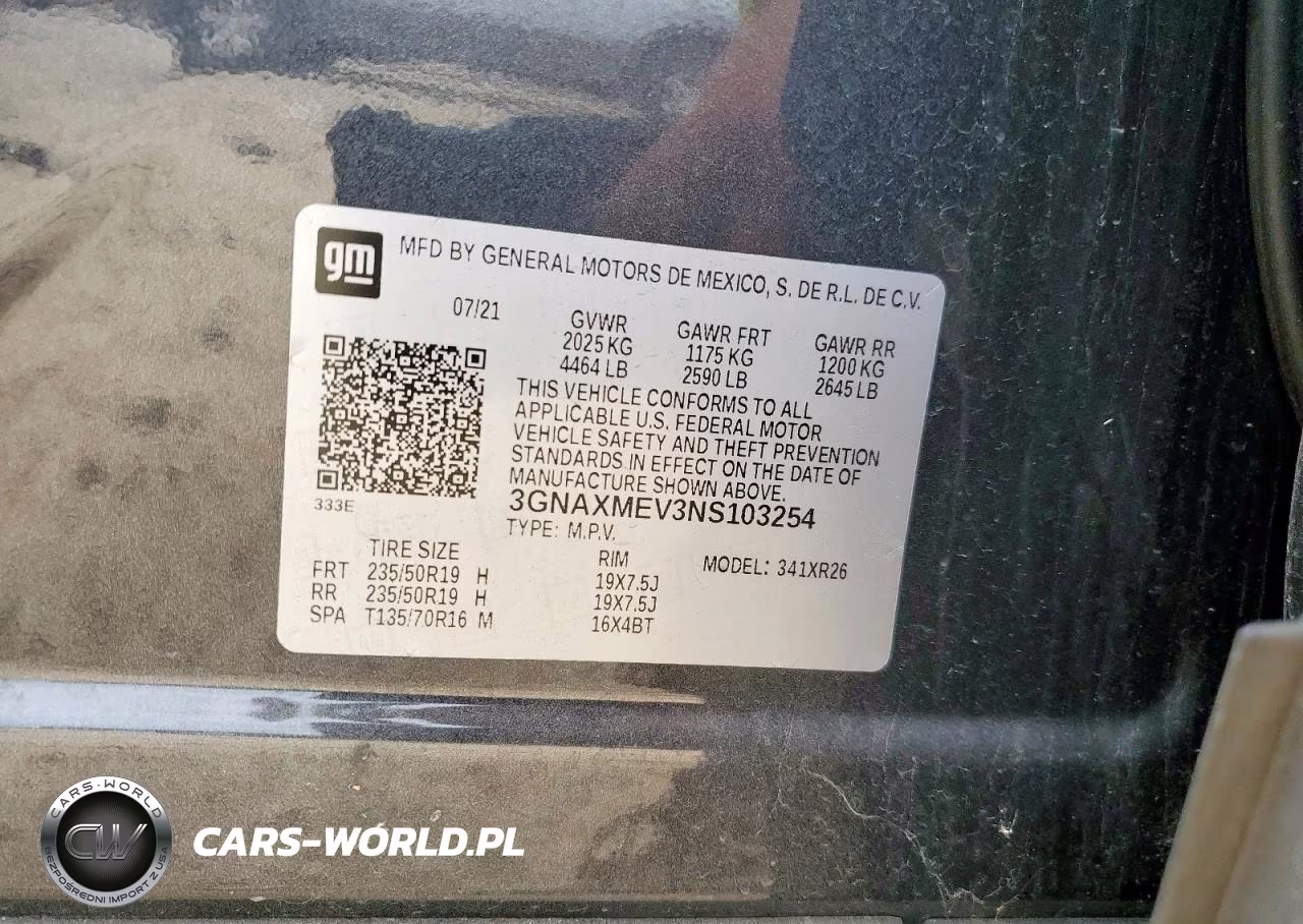 2022 Chevrolet Equinox Rs VIN:3GNAXMEV3NS103254 - 13