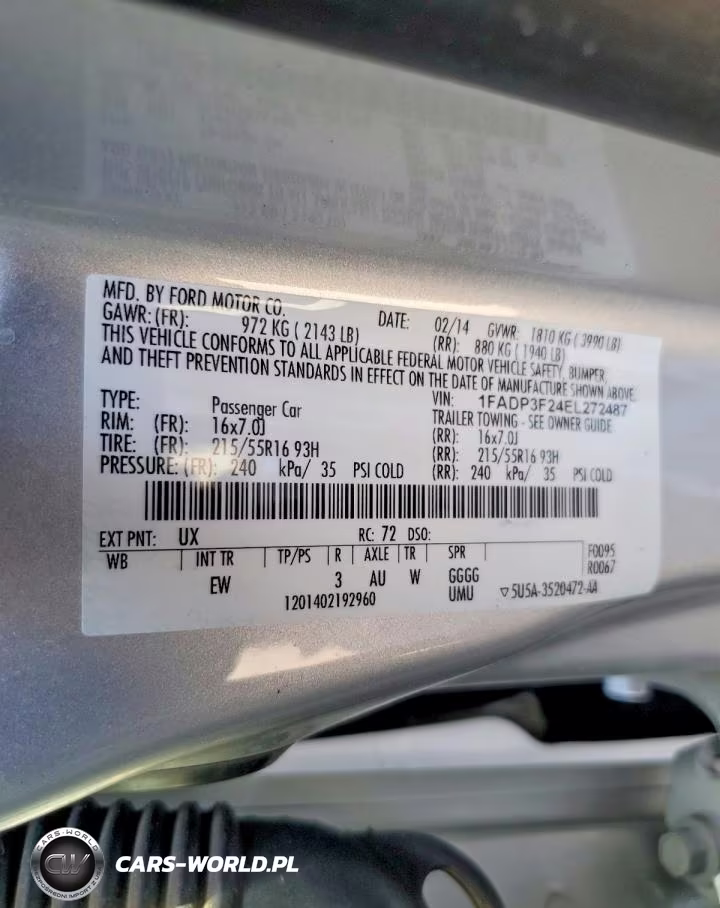 2014 Ford Focus Se VIN:1FADP3F24EL272487 - 12