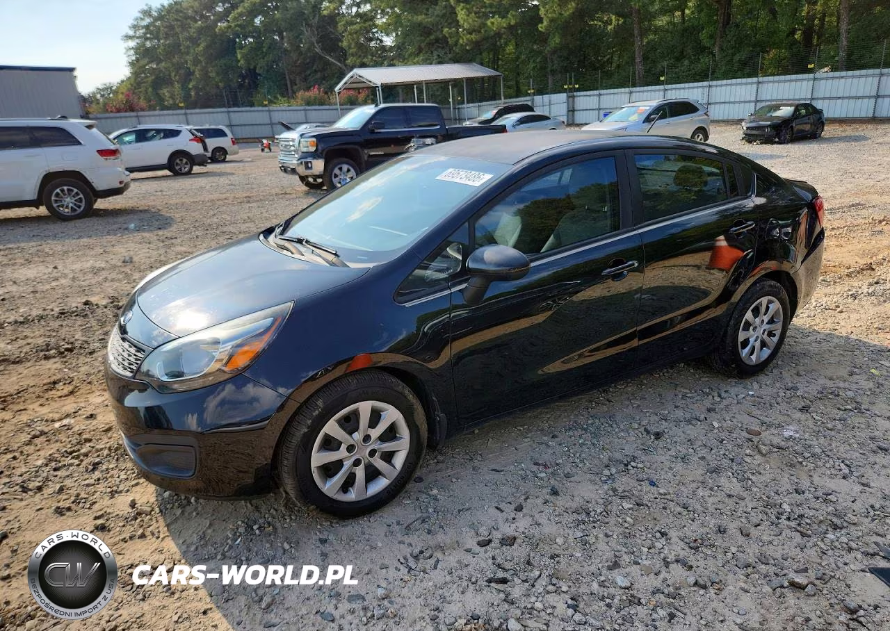 2013 Kia Rio Lx VIN:KNADM4A37D6124689 - 1