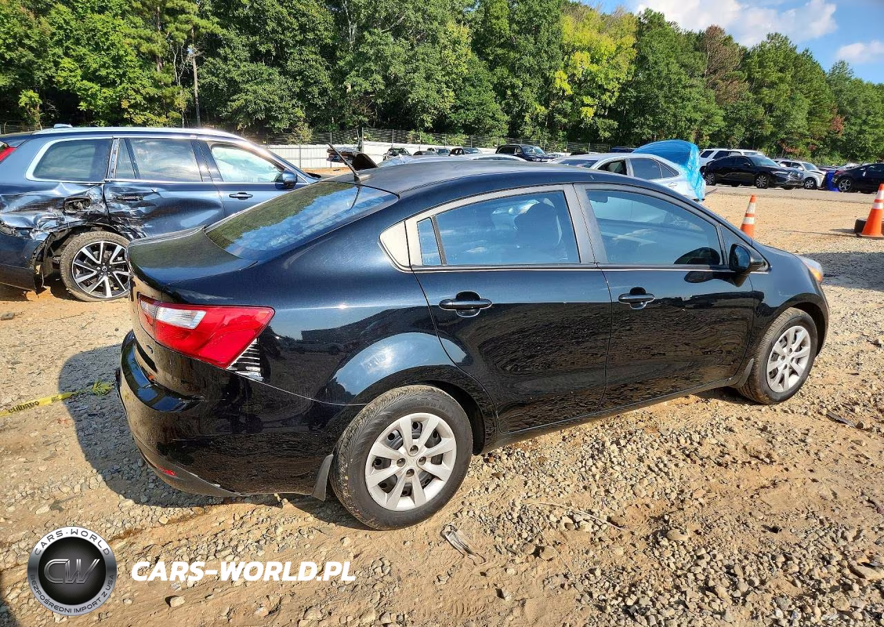 2013 Kia Rio Lx VIN:KNADM4A37D6124689 - 3