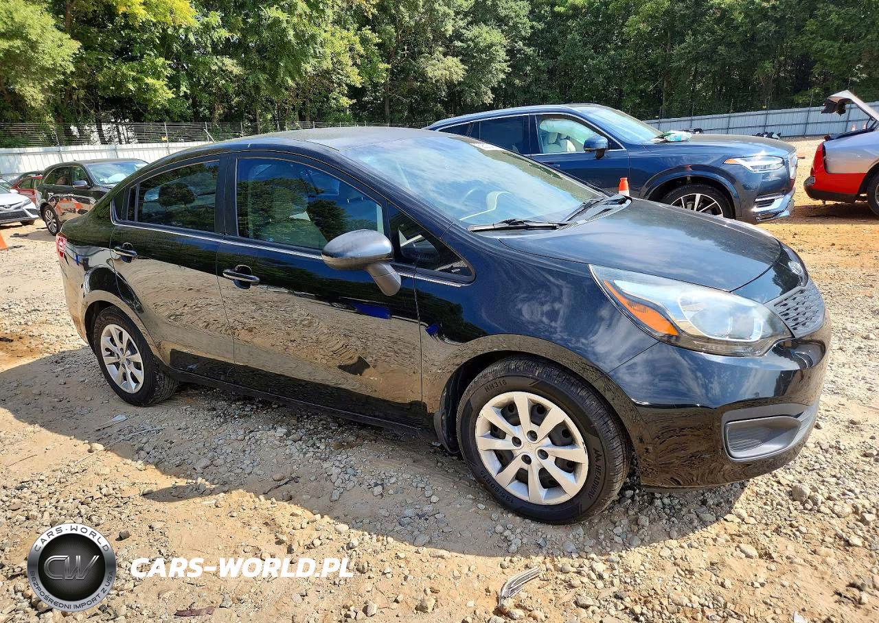 2013 Kia Rio Lx VIN:KNADM4A37D6124689 - 4