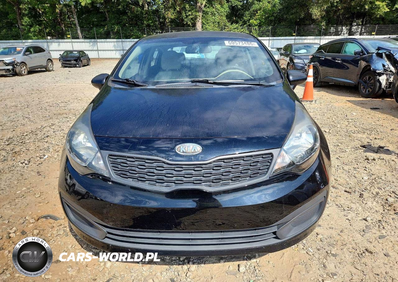 2013 Kia Rio Lx VIN:KNADM4A37D6124689 - 5