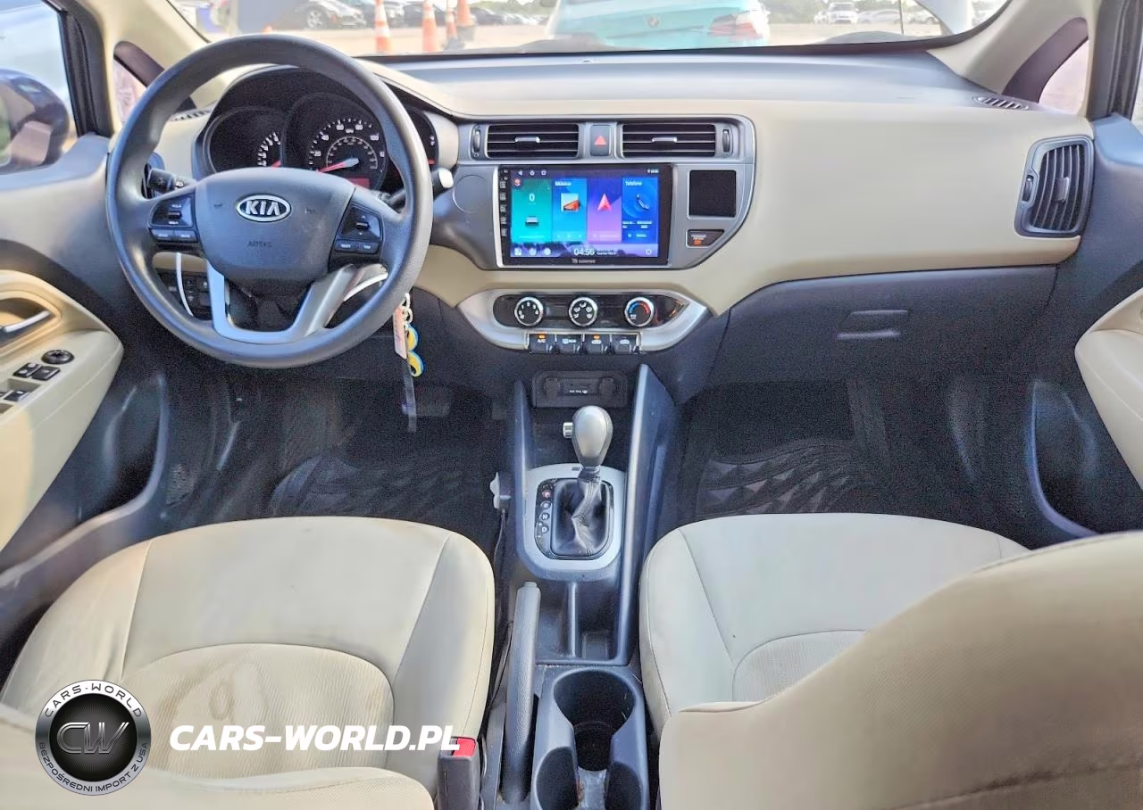 2013 Kia Rio Lx VIN:KNADM4A37D6124689 - 8