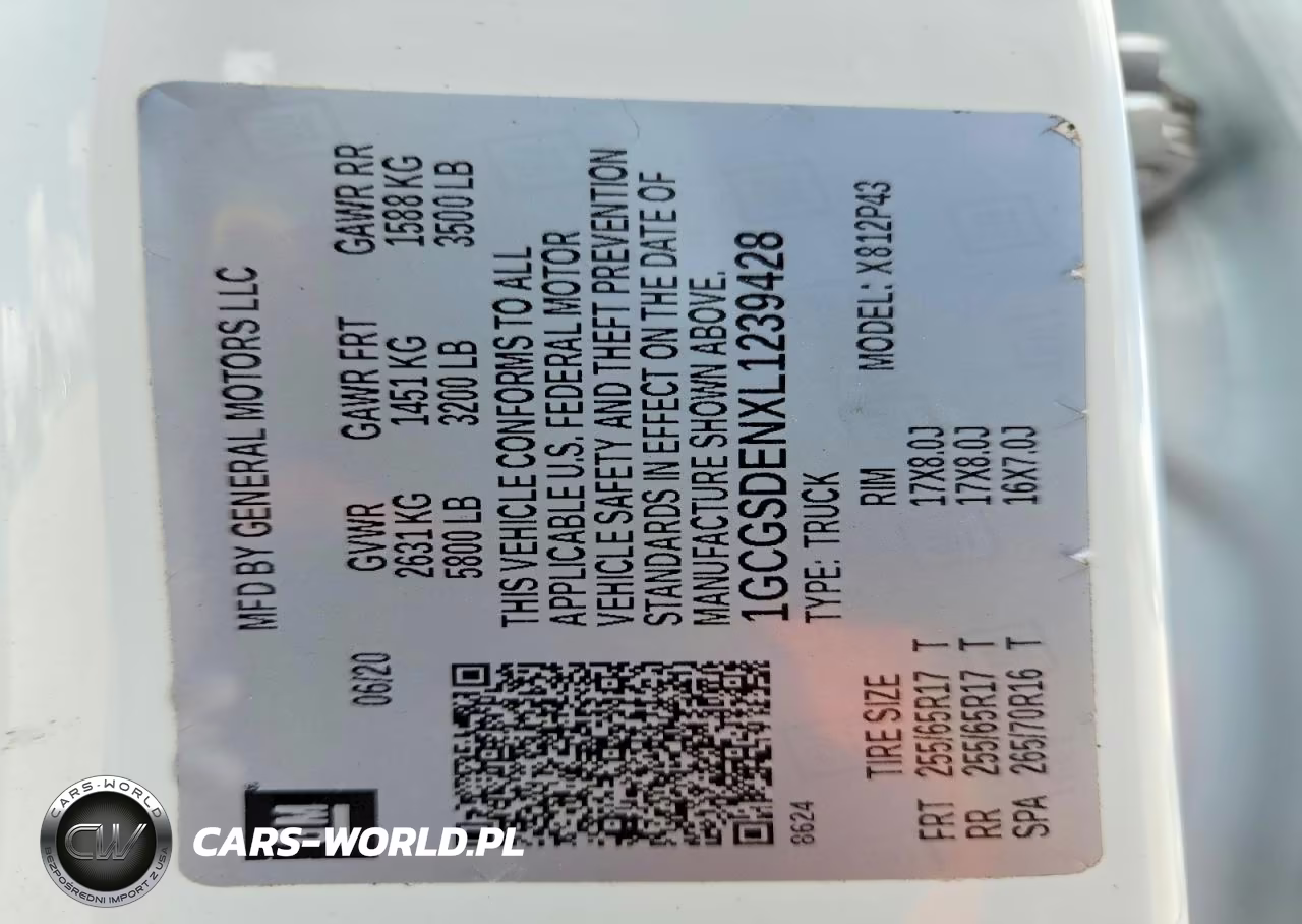 2020 Chevrolet Colorado Z71 VIN:1GCGSDENXL1239428 - 12